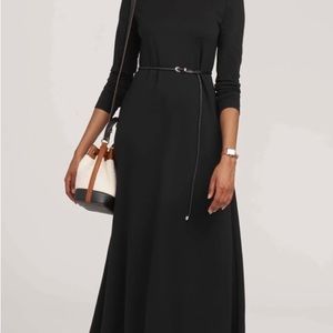 Anne Klein Serenity Mock neck Midi dress Size: SM